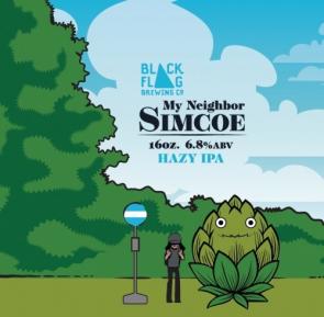 Black Flag Brewing Company - My Neighbor Simcoe (4 pack 16oz cans) (4 pack 16oz cans)