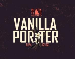 Black Flag Brewing - Vanilla Porter (6 pack 12oz cans) (6 pack 12oz cans)