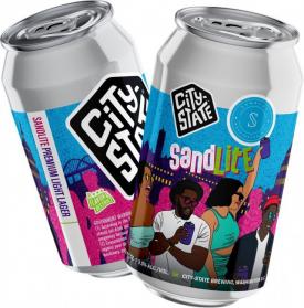 City State Brewing - Sandlite Premium Light Lager (6 pack 12oz cans) (6 pack 12oz cans)