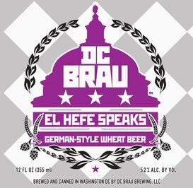 DC Brau - El Hefe Speaks (6 pack cans) (6 pack cans)