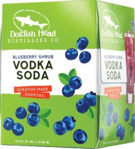 Dogfish Head - Blueberry Vodka Soda (4 pack 12oz cans) (4 pack 12oz cans)