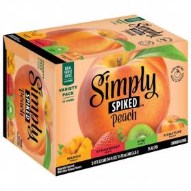 Simply Spiked - Peach Variety Pack (12 pack 12oz cans) (12 pack 12oz cans)
