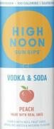 High Noon Sun Sips - Peach Vodka & Soda (235)